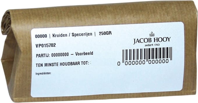 Jacob Hooy Vlozaad vezels 250 Gram