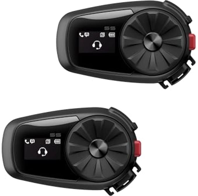 Dual Pack Motorfiets Intercom met Bluetooth 5