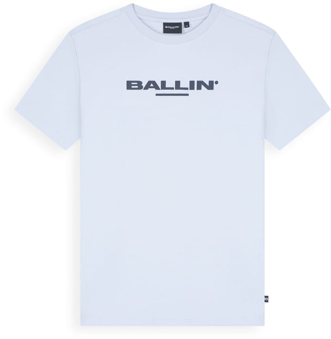 Ballin Amsterdam - Jongens Regular fit T-shirts Crewneck SS - Light Blue - Maat 14