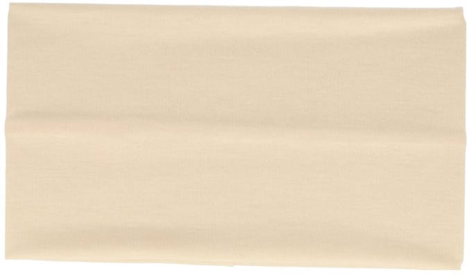 Haarsoires Haarband Stof 9cm - Basic - Crème - Comfortabel & Elastisch – Voor Sport of Dagelijks Gebruik