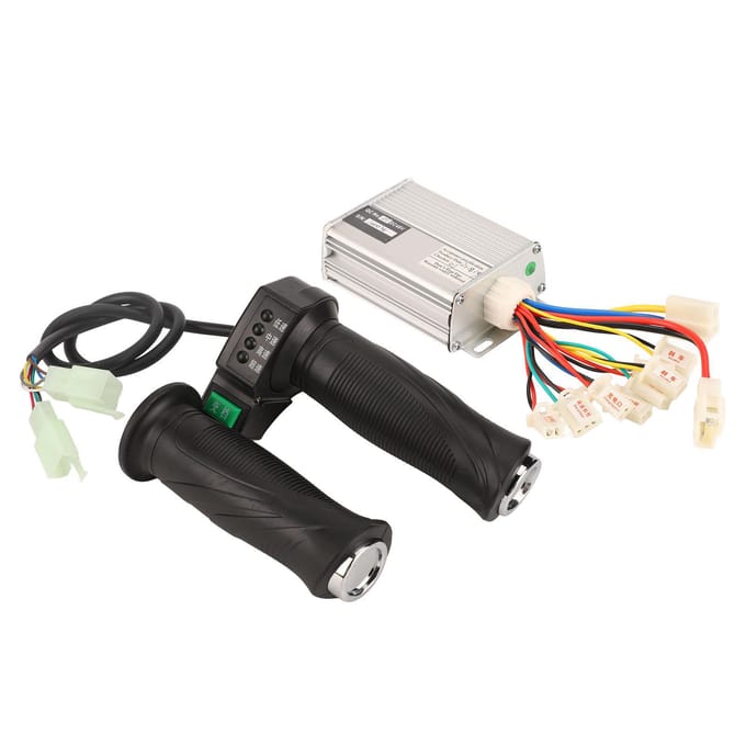 48V 1000W Elektrische Fiets Borstelmotor Controller met 4-Snelheden Gashandvat Elektrische Controller black