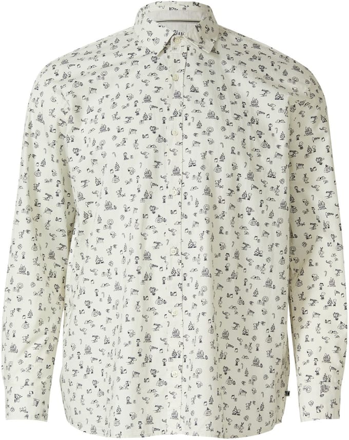 s.Oliver - male - Regular fit: shirt met Peanuts® motief