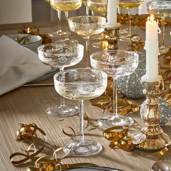 Glas set van 6 Haverly