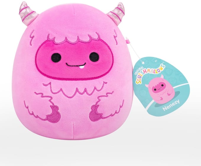 Squishmallows - Little Plush (Nenezy - Pink Yeti) - 19cm Plush
