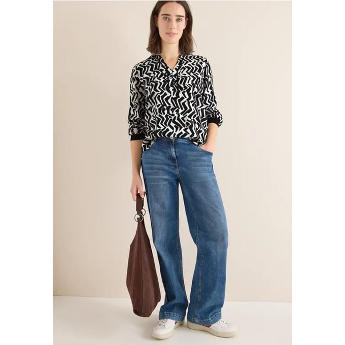 Vrouwenblouse Cecil Piping