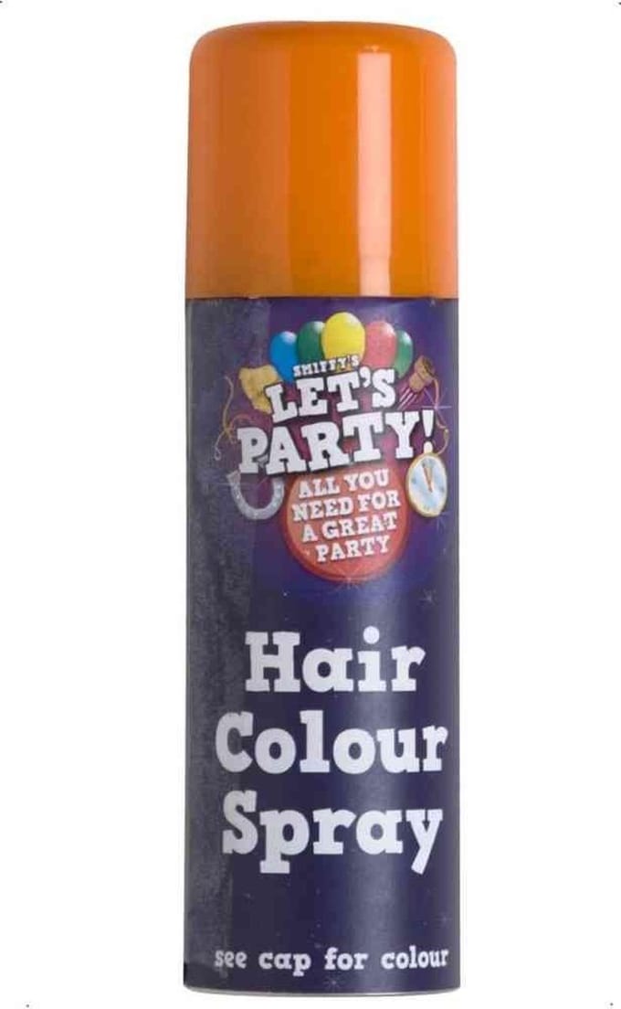 Smiffys - Hair Colour Haarlak - Oranje