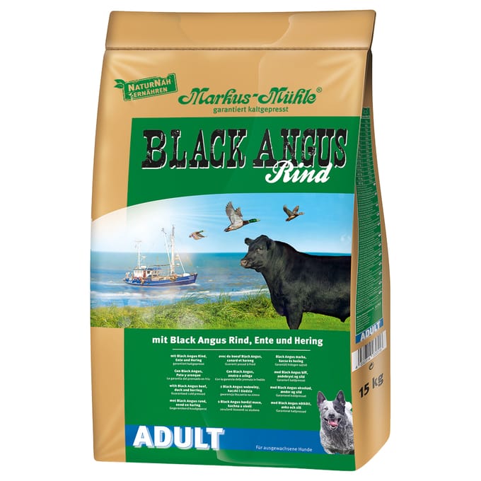 Dubbelpak: 2 x 15 kg Black Angus adult hondenvoer