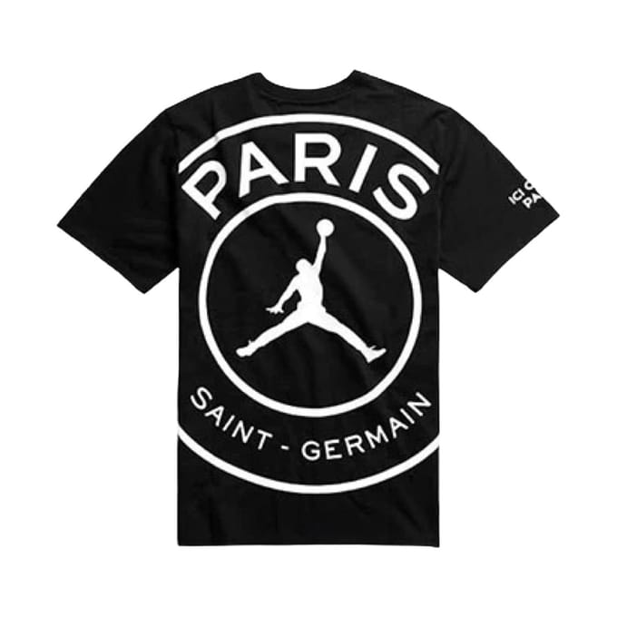 Jordan X Paris Saint Germain Logo T-shirt BQ4273-010 L black
