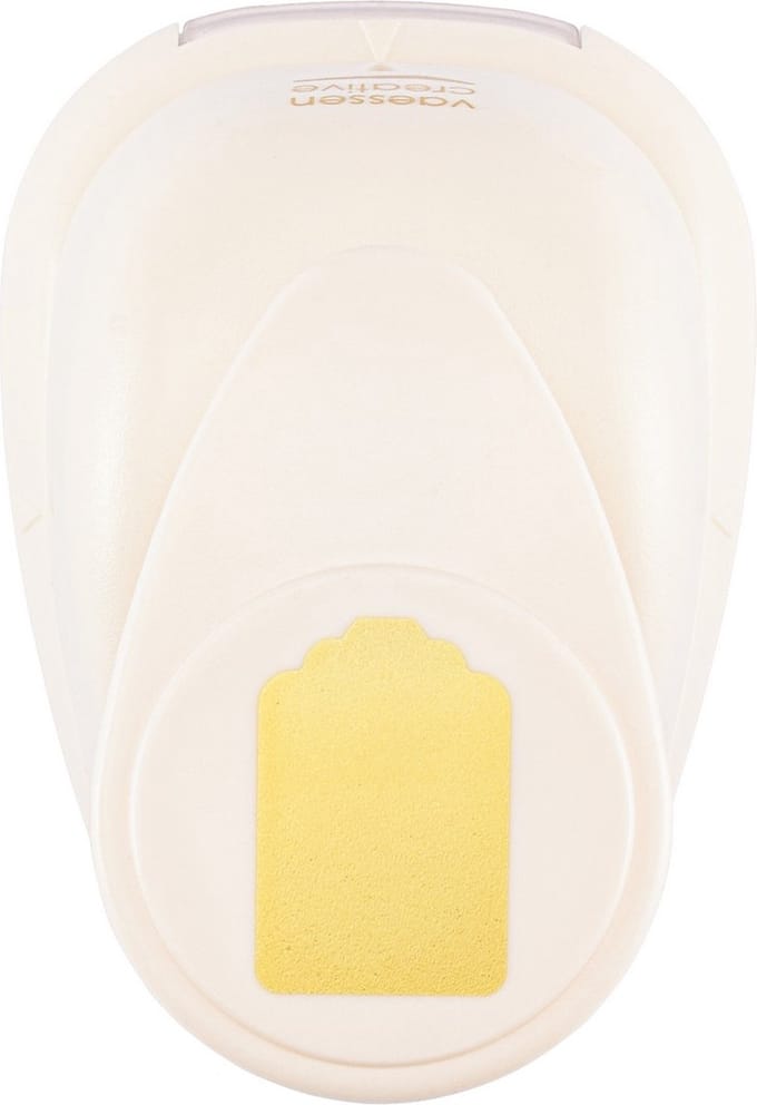 Vaessen Creative Pons - Figuurpons - Label - 2,4 x 1,6 cm