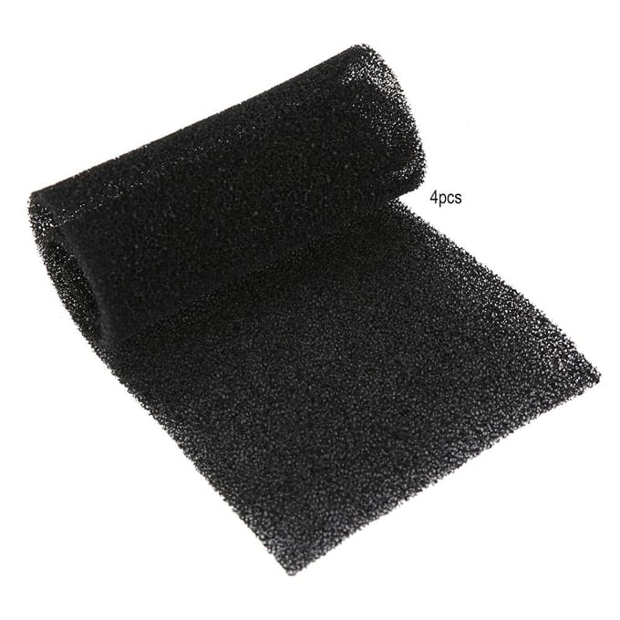 4 Stuks/set Luchtreiniger Actieve Kool Sponsfilter Accessoires voor AC4800 Filter B FLT4825 black