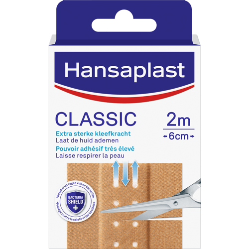 Hansaplast Classic Pleisters - Wondpleisters - Wondverzorging - 2m x 6cm