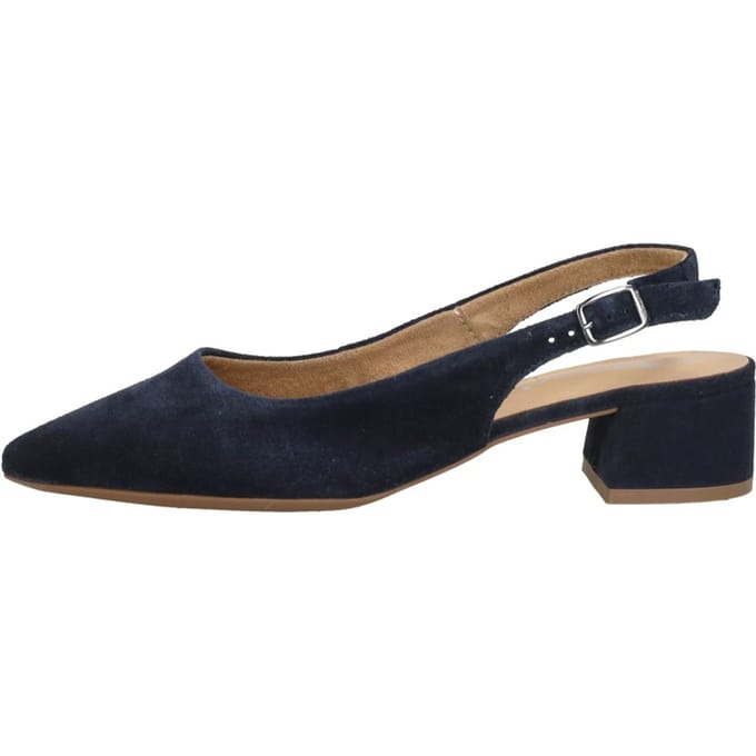 Tamaris Slingback Pumps blauw Leer - Dames - Maat 40