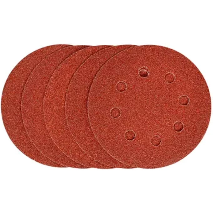 Stanley Geperforeerde Schuurdiscs Sta32002-xj - 115mm - Korrel 60 - 5 Stuks