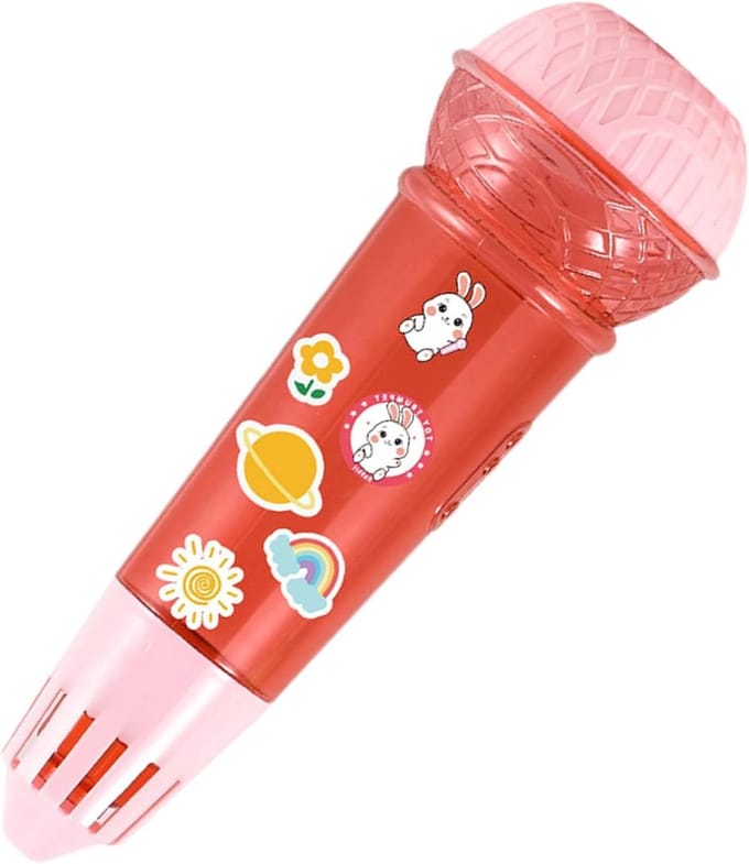 Kinder Microfoon - Zang Microfoon - Muzikaal Ontdekken - Met Echo Effect - 245 cm - Roze