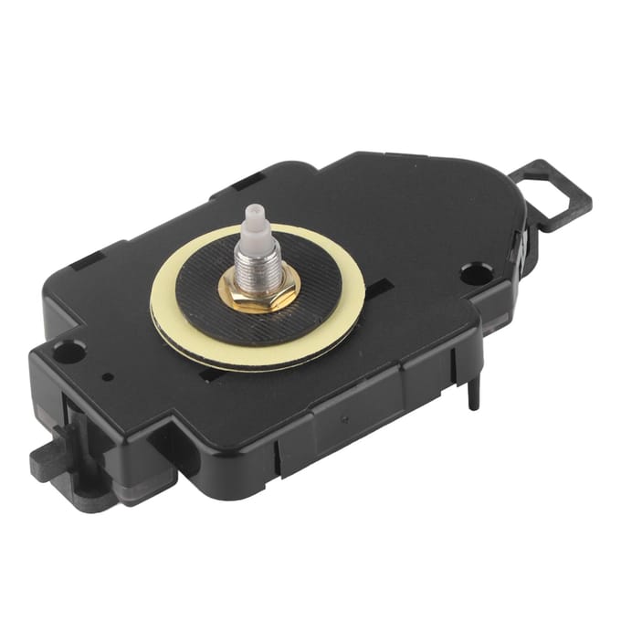DIY Uurwerk Kits Batterijvoeding Nauwkeurige Tijdmeting Stil Geruisloos ABS Kunststof Slinger black