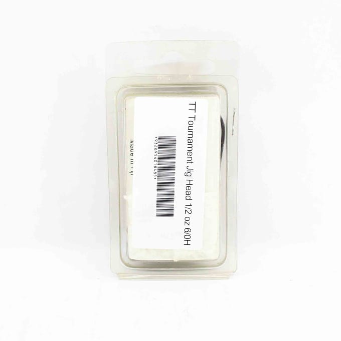 Tackle Tactics TT Tournament Jig Head 1/2 oz 6/0H 3/pak (0190) black