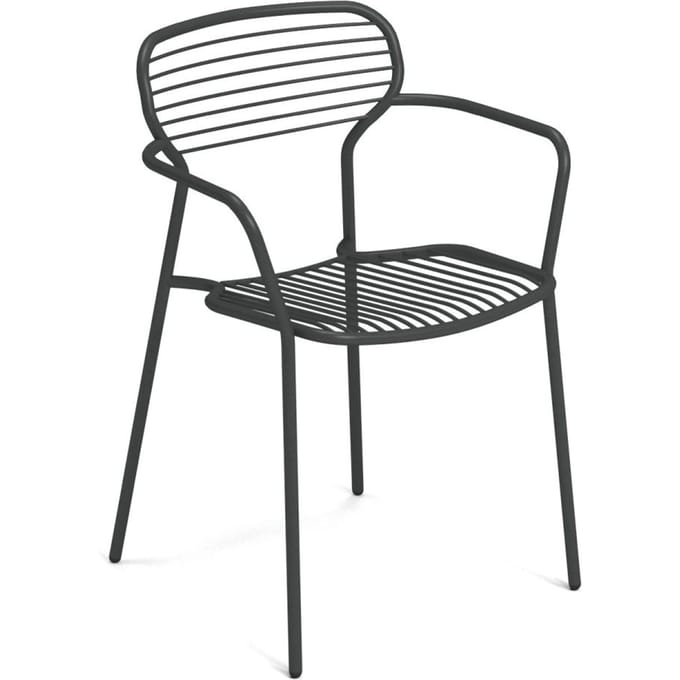 Emu Apero Armleunstoel - antiekijzer