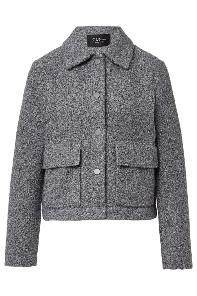 s.Oliver  Jacket Indoor Grey/black Taglia: 44 | Giacche corte Outlet | Donna | Grigio