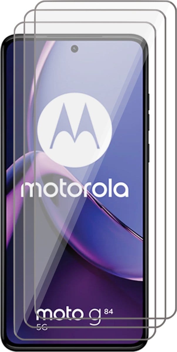 Screenprotector geschikt voor Motorola Moto G84 - 3x Glas Screen Protector