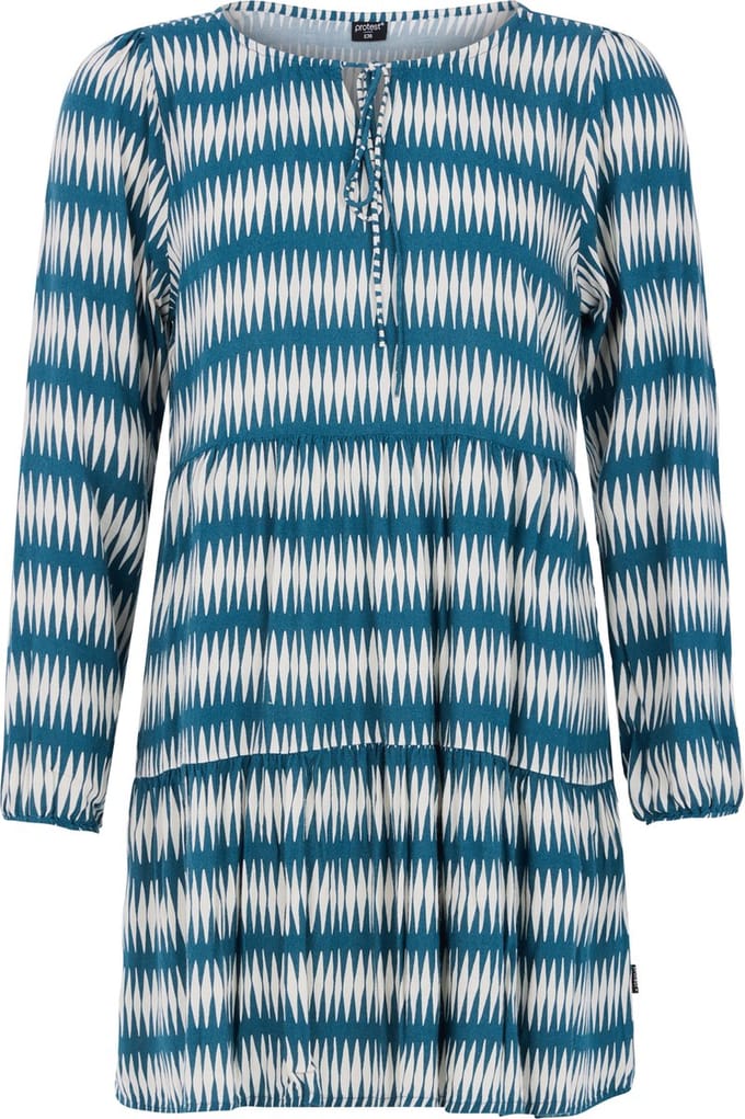 Protest Prtjess – A-lijn jurk Dames – Lange mouwen – Zomerjurk – Mini jurk