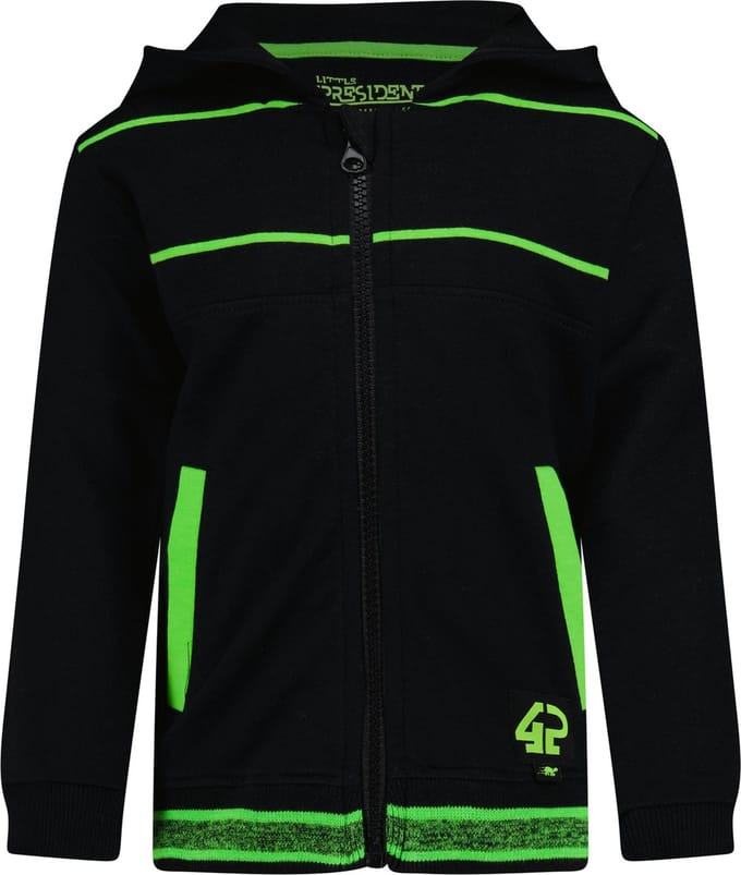 4PRESIDENT Sweater jongens - Black - Maat 104 - Jongens trui