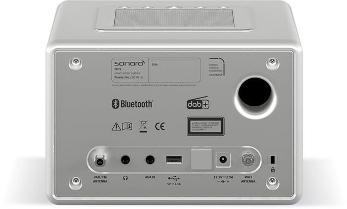 Sonoro Elite 2025 Internet Radio met CD-Speler - zilver