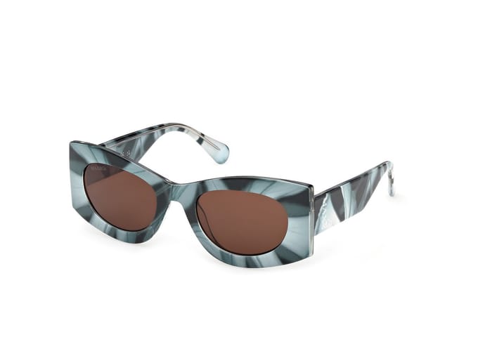 Max &co MO0131 Light green/texture 52/22/140 WOMAN Zonnebrillen