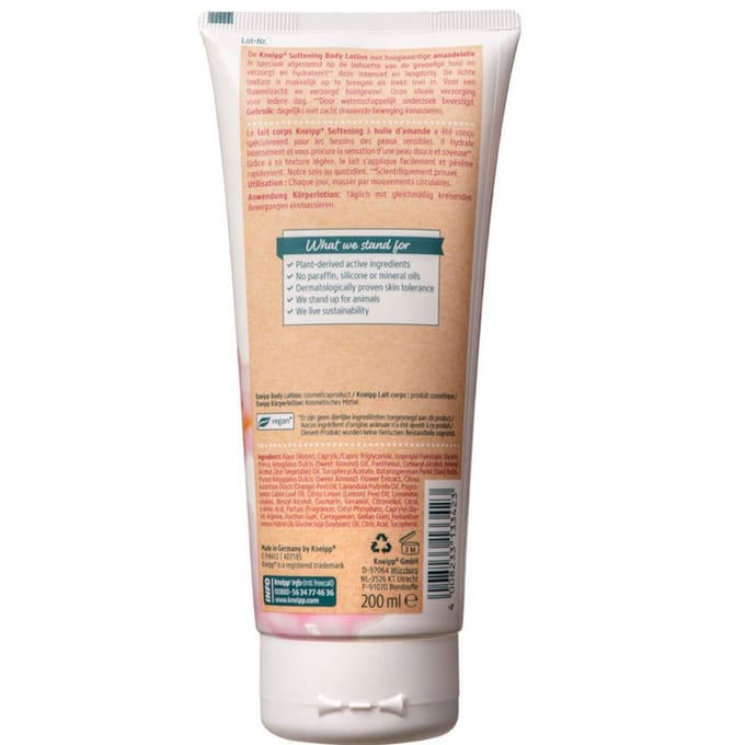Kneipp Soft Skin - Softening body lotion - Amandelbloesem - Intensief hydraterend - 200 ml