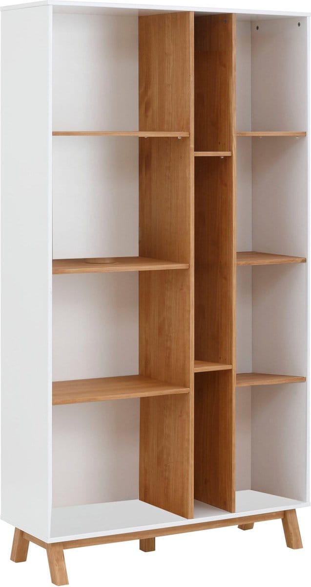 Paulo-Boekenkast - Wit MDF