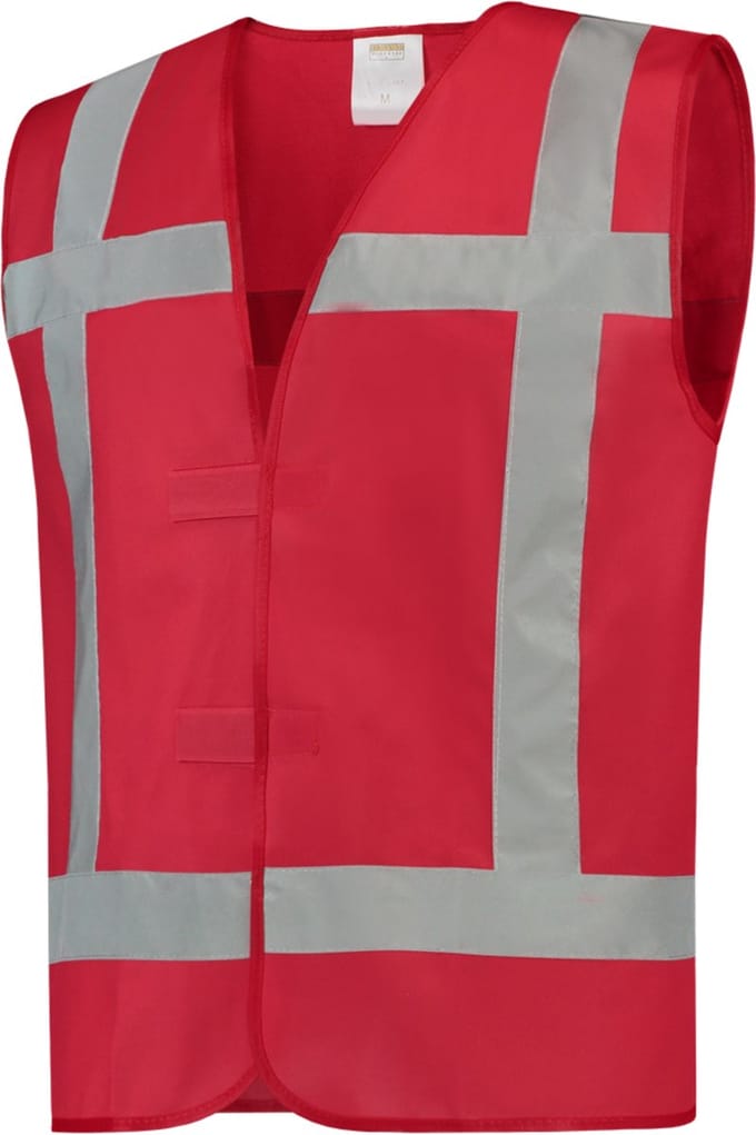 Tricorp Vest Reflectie 453014 - Fluo Rood - 5XL
