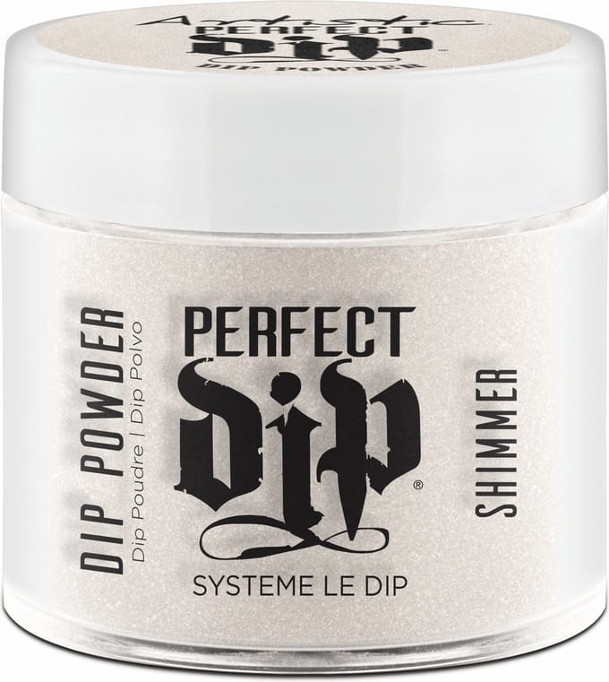 Artistic Nail Design Perfect Dip Poeder ' Arrive In Style ' ( Wit Parelmoer )