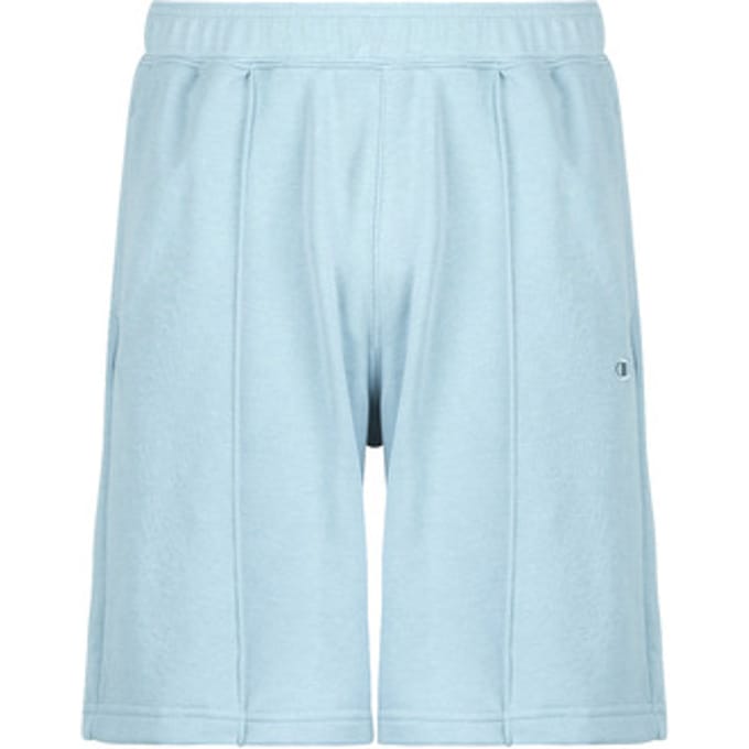 Sweatshorts met elastische band en labelstitching