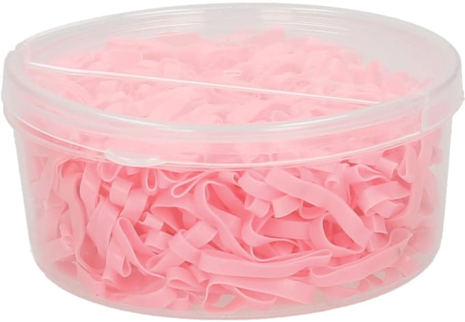 Epplejeck Elastiekjes In Bakje Epplejeck Roze