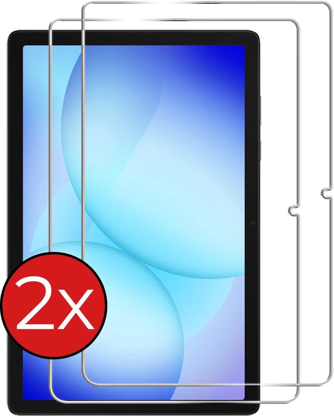 Screenprotector - 2 Stuks - Geschikt voor Samsung Galaxy Tab A11 Plus / A9 Plus - Extra Sterk - Beschermglas - Gehard Glas - Tempered Glass - Screen Protector