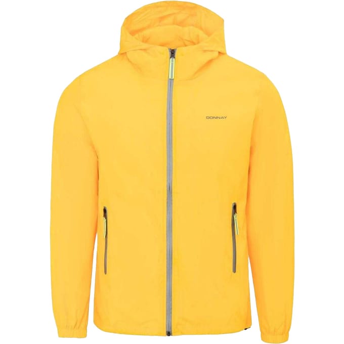 Donnay Heren Lichtgewicht Jas met Capuchon (Geel)