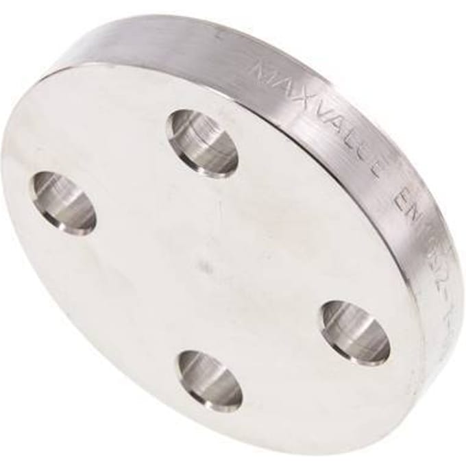 Blindflens DN15-PN40 RVS 1.4571 DIN 2527 En EN 1092-1 (Type 05)