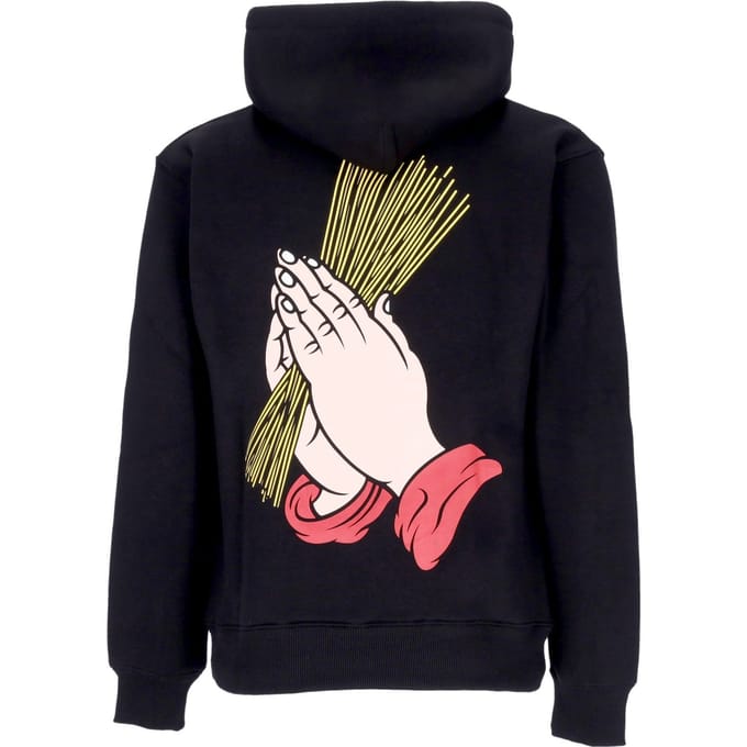 Holy Pasta Hoodie Herensweatshirt Zwart