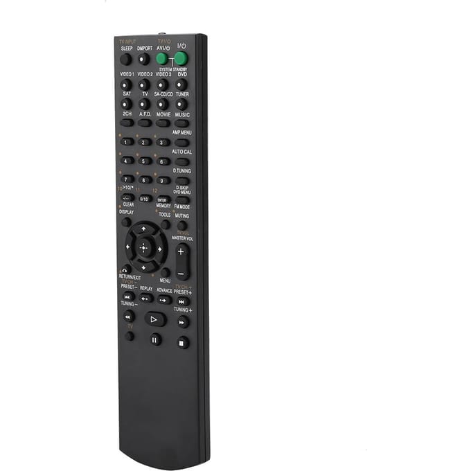 Vervangende afstandsbediening voor Sony rmaau019 rmaau005 rmaau013 rmaau025 AV-systeem black