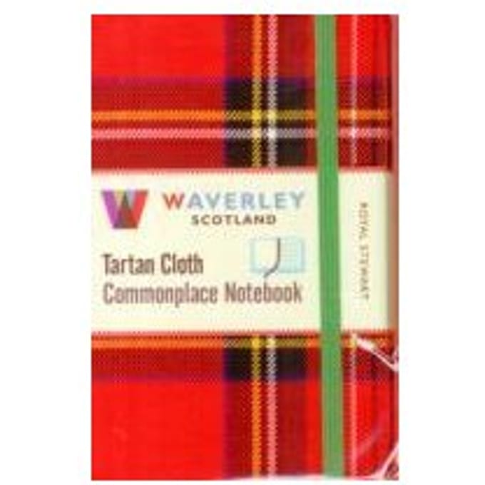 Waverley (M): Royal Stewart Tartan Cloth Commonplace Notebook