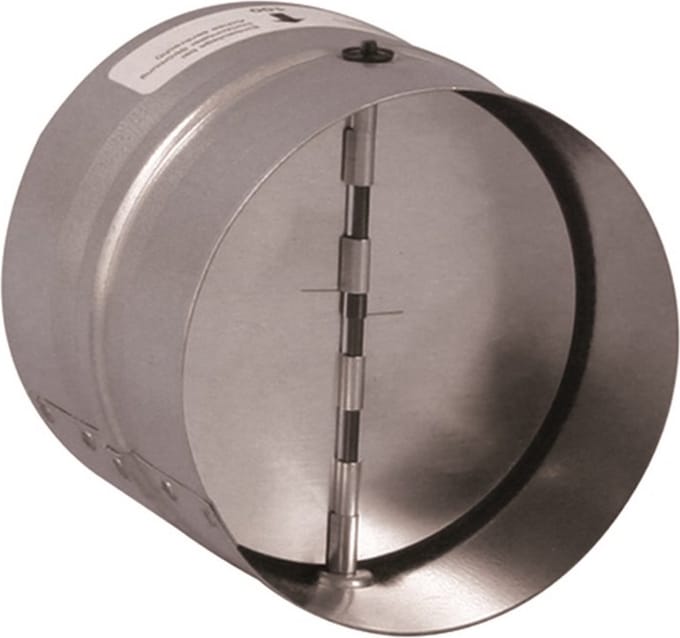Buisverbinder Aluminium vlinderklep doorsnede 125 mm