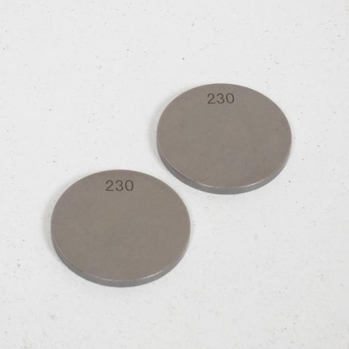 paar motorfiets klepschijven diameter 29mm dikte 2,3mm nieuw