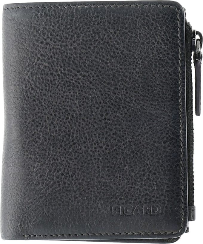 PICARD Leren Portemonnee Hans 1 Trifold Wallet Anthrazit Donkergrijs