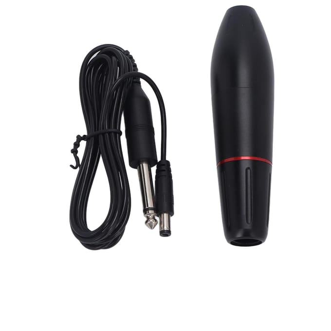 DC Interface Roterende Tattoo Pen Aluminiumlegering Verstelbare Liner Shader Tattoo Motor Machine met black