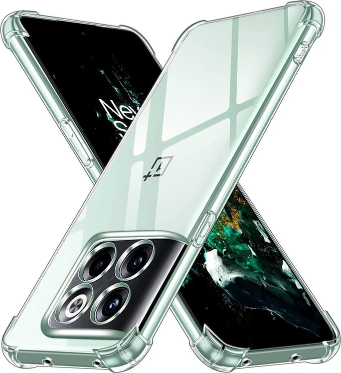 Hoesje voor OnePlus 10T backcover Shockproof siliconen Transparant