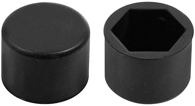 Siliconen moerdoppen, 20 stuks - 19 mm