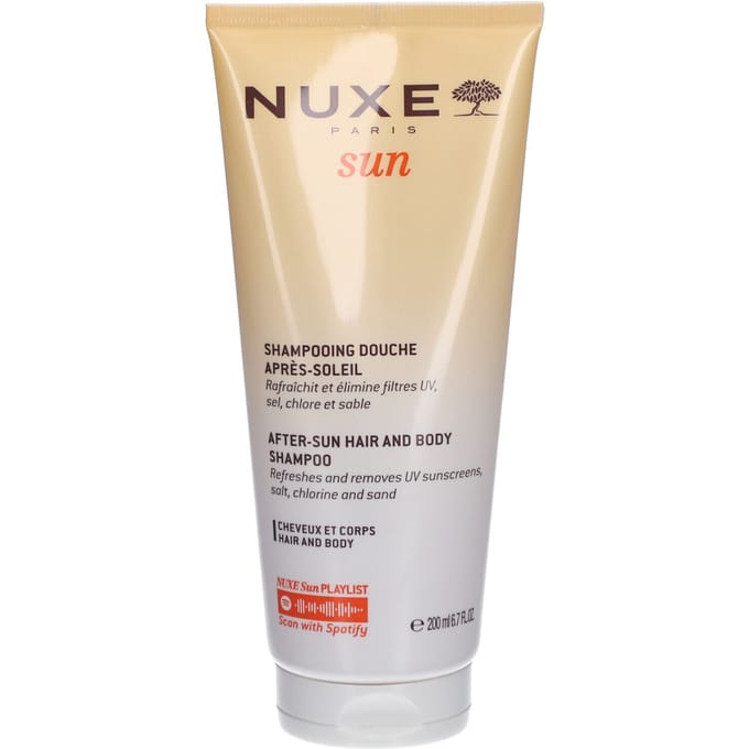 Nuxe Sun After Shampoo voor haar en lichaam Verzorging van de zon Dames 200 ml