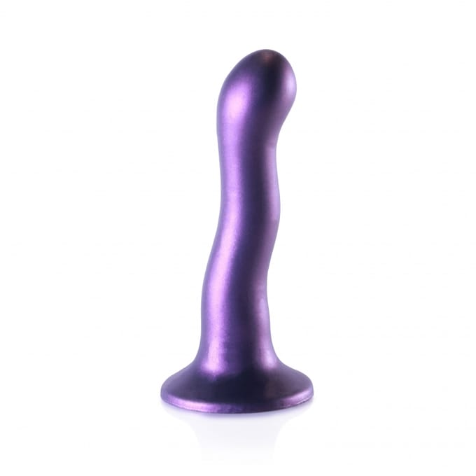 Ultra Soft G-spot Siliconen dildo met zuignap - Metalic Paars