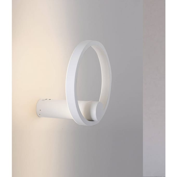 JUST LIGHT. GmbH JUST LIGHT. LED wandlamp op accu Archie, wit, 3.000 K