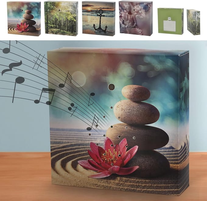 Set van 4 Bewegingssensor Soundboxen voor Meditatie en Ontspanning