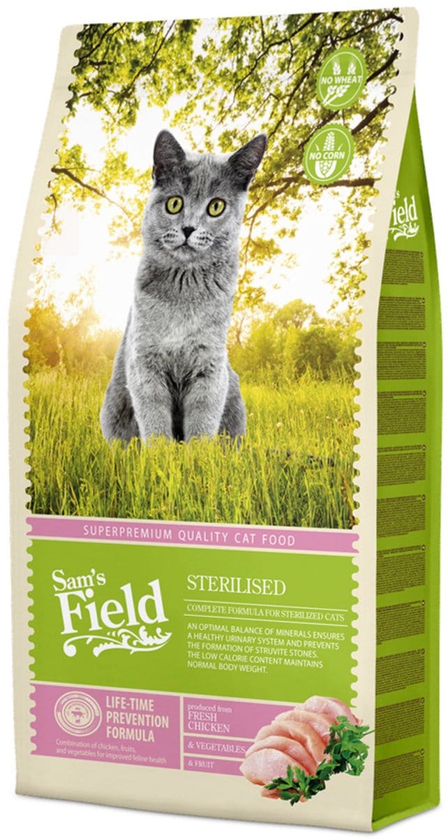 Sam's Field Cat Sterilised - Kattenvoer - 7.5 kg